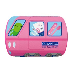 CURAPROX Kids Travel Set, Παιδικό Πακέτο Στοματικής Υγιεινής Ταξιδίου, Ροζ -1σετ