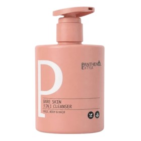 PANTHENOL EXTRA Bare Skin 3in1 Cleanser, Γυναικείο Αφρόλουτρο & Σαμπουάν -500ml