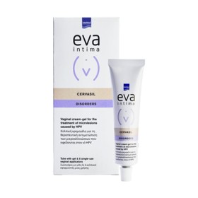 INTERMED Eva Intima Cervasil Vaginal Cream-Gel Κολπική ΚρέμαΤζελ για την Αντιμετώπιση Μικροαλλοιώσεων που Προκαλούνται από τον ιό HPV - 30ml