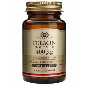 SOLGAR Folacin (Folic Acid) 400μg - 100tablets