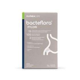 OLONEA Bacteflora Pylori, Συμπλήρωμα διατροφής με 15 Προβιοτικά & Πρεβιοτικά -14caps