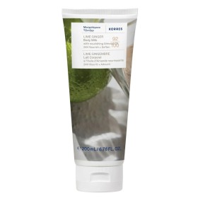KORRES Body Smoothing Milk Ginger Lime, Ενυδατικό Γαλάκτωμα Σώματος Τζίντζερ Μοσχολέμονο -200ml