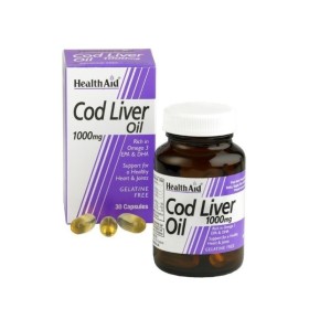 HEALTH AID Cod Liver Oil Μουρουνέλαιο 1000mg - 30caps
