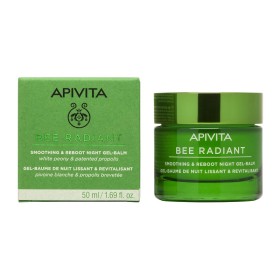 APIVITA Bee Radiant, Gel - Balm Νύχτας με Λευκή Παιώνια - 50ml