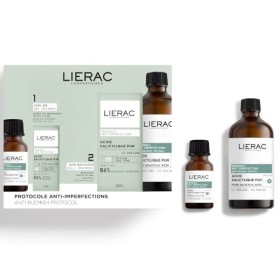 LIERAC Promo Anti-Imperfection & Anti-Blemish Protocol με The Stop Spots, Τοπική Αγωγή για Διόρθωση Ατελειών - 15ml & The Anti-Blemish Peeling, Καθαρό Σαλικυλικό Οξύ για Μείωση Ατελειών - 100ml, 1σετ