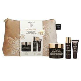 APIVITA Promo Queen Bee, Αντιγηραντική Κρέμα Ελαφριάς Υφής -50ml & ΔΩΡΟ Αντιγηραντικός Ορός Προσώπου -10ml & Κρέμα Ματιών -5ml & Νεσεσέρ -1σετ