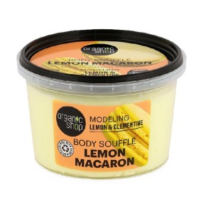 NATURA SIBERICA Organic Shop Lemon Macaron Body Souffle, Σουφλέ Σώματος Λεμόνι & Κλημεντίνη -250ml