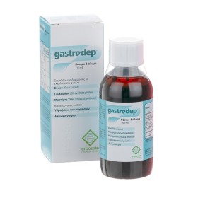 ERBOZETA Gastrodep, Συμπλήρωμα Διατροφής Κατά της Γαστροοϊσοφαγικής Παλινδρόμησης - 150ml