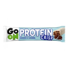 GO ON NUTRITION Protein Crisp - Cookies & Caramel, Μπάρα Πρωτεΐνης με γεύση Μπισκότο & Καραμέλα -50g