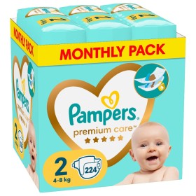 PAMPERS Premium Care No 2 (4-8 kg) Monthly Pack - 224τεμ