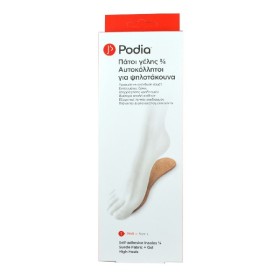 PODIA Self-Adhesive Insoles ¾ High Heels Size Large, Πάτοι Γέλης για Ψηλοτάκουνα - 1 Ζευγάρι 3/4 L 38-40