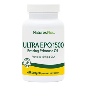 NATURES PLUS Ultra Epo 1500 Evening Primrose Oil, Συμπλήρωμα Διατροφής με Έλαιο Νυχτολούλουδου - 60caps