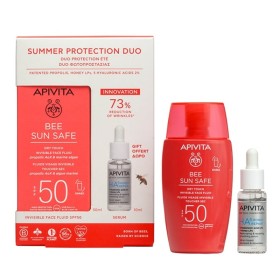 APIVITA Promo Summer Protection Duo/ Bee Sun Safe Dry Touch Λεπτόρευστη Κρέμα Προσώπου SPF50 -50ml & ΔΩΡΟ HA5 Honey Repair Serum, Ορός Επανόρθωσης -10ml, 1σετ