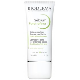 BIODERMA Sebium Pore Refiner, Δερματολογική Φροντίδα για την Διόρθωση των Επίμονων Διογκωμένων Πόρων - 30ml