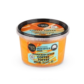 NATURA SIBERICA Organic Shop Body Scrub Coffee Toffee, Scrub Σώματος με Έλαιο Πράσινου Καφέ & Ζάχαρη - 250ml