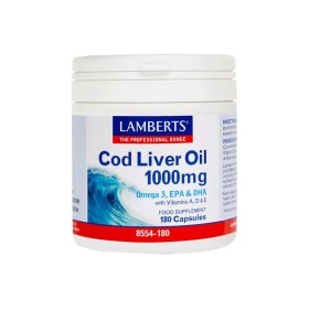 LAMBERTS Cod Liver Oil 1000mg, Μουρουνέλαιο - 180caps