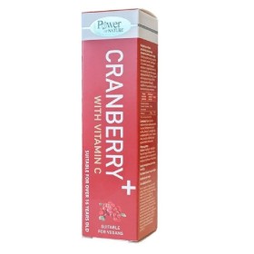 POWER OF NATURE Cranberry με Βιταμίνη C & Στέβια - 20αναβρ.δισκία