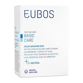 EUBOS Normal Skin Solid Blue Washing Bar, Καθαριστική Μπάρα Χωρίς Άρωμα - 125g