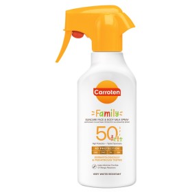 CARROTEN Family Suncare Face & Body Milk Spray SPF50, Αντηλιακό Γαλάκτωμα Σπρέι Προσώπου & Σώματος - 270ml