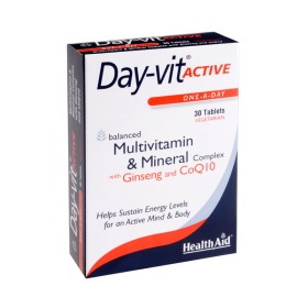 HEALTH AID Day-Vit Active, Πολυβιταμίνη & Μέταλλα - 30tabs
