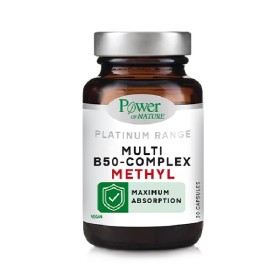 POWER HEALTH Multi Methyl B-50 Complex, Συμπλήρωμα Διατροφής Συμπλέγματος Βιταμινών Β Μεθυλιωμένης Μορφής -30caps