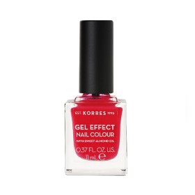 KORRES Gel Effect Nail Colour No19 Watermelon, Βερνίκι Νυχιών με Αμυγδαλέλαιο - 11ml