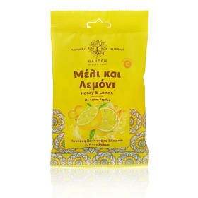 GARDEN Καραμέλες για το Λαιμό, Μέλι & Λεμόνι - 60gr