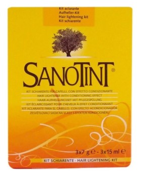 SANOTINT Hair Lightening Kit, Ξανθιστικό Σετ - 3x15ml