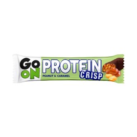 GO ON NUTRITION Protein Crisp - Peanut & Caramel, Μπάρα Πρωτεΐνης με γεύση Φυστίκι & Καραμέλα -50g