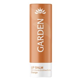 GARDEN Vitamin E & Shea Butter Lip Balm/ Orange, Απαλό Ενυδατικό Βάλσαμο Χειλιών που Χαρίζει Λάμψη & Θρέψη -5,2g