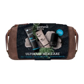 PANTHENOL EXTRA Ultimate Men Care, Face&Eye Cream Limited Edition, Ανδρική Κρέμα Προσώπου - 100ml & Deodorant Roll-on - 50ml & 3in1 Cleanser - 200ml