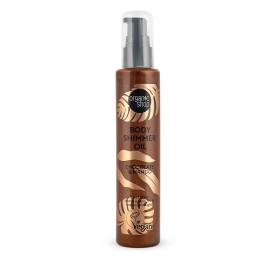 NATURA SIBERICA Organic Shop Body Shimmer Oil Chocolate & Mango, Ξηρό Λάδι Σώματος για Λάμψη - 100ml