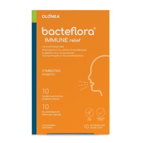 OLONEA BacteFlora Immune Relief, Προβιοτικά & Βιταμίνες για το Κρυολόγημα - 10caps