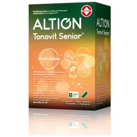 ALTION Tonovit Senior Multivitamin, Πολυβιταμίνη για 50+ - 40caps