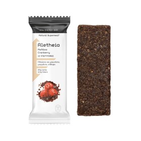 VICAN Aletheia Raw Energy Bar, Ακατέργαστη Μπάρα Ενέργειας Μελάσα & Cranberry - 50gr