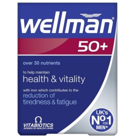 VITABIOTICS Wellman 50+, Συμπλήρωμα Διατροφής για Άνδρες 50+ - 30tabs