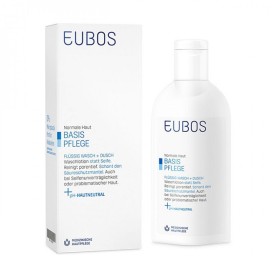 EUBOS Normal Skin Liquid Blue Washing Emulsion, Υγρό Καθαρισμού Χωρίς Άρωμα - 200ml