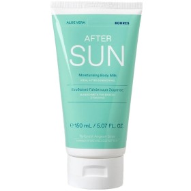 KORRES After Sun Moisturising Body Milk Aloe Vera, Ενυδατικό Γαλάκτωμα Σώματος για Μετά τον Ήλιο - 150ml