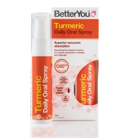 BETTER YOU Turmeric 1300mg Oral Spray, Συμπλήρωμα Κουρκουμά σε Σπρέι - 25ml