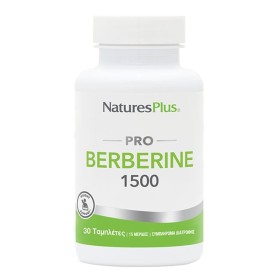 NATURES PLUS Pro Berberine 1500mg, Συμπλήρωμα Διατροφής με Βερβερίνη -30tabs
