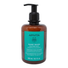 APIVITA Mild Hand Wash, Απαλό Καθαριστικό Χεριών με Γκρέιπφρουτ & Πρόπολη - 300ml