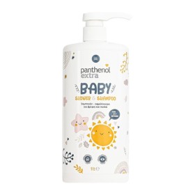 PANTHENOL EXTRA Baby Shower And Shampoo, Σαμπουάν- Αφρόλουτρο για Βρέφη και Παιδιά - 1lt