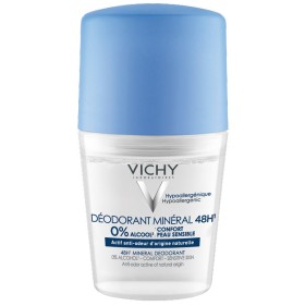 VICHY Deodorant Mineral Roll-on 48H, Χωρίς Άλατα Αλουμινίου - 50ml