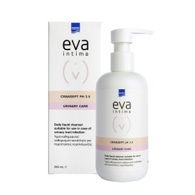 INTERMED Eva Intima Wash Cransept pH 3.5, Καθημερινός Καθαρισμός σε Περιπτώσεις Επαναλαμβανόμενων Ουρολοιμώξεων - 250ml