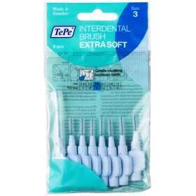 TEPE Interdental Brush Extra Soft, Μαλακά Μεσοδόντια Βουρτσάκια Μπλε, Μέγεθος ISO: 3 (0.6 mm) - 8τεμ