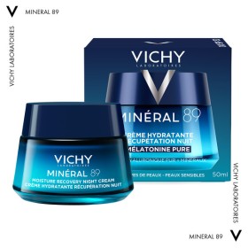 VICHY Mineral 89 Night Cream, Κρέμα Νύχτας Αποκατάστασης της Ενυδάτωσης - 50ml