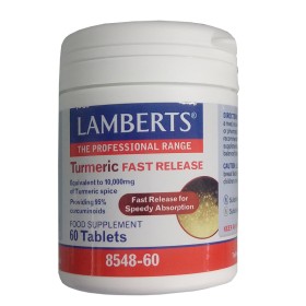 LAMBERTS Turmeric Fast Release, Συμπλήρωμα Από Κουρκουμίνη - 60tabs