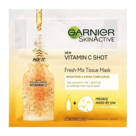 GARNIER Vitamin C Shot Tissue Mask, Υφασμάτινη Μάσκα Ενυδάτωσης με Βιταμίνη C - 33gr