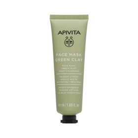 APIVITA Face Mask Green Clay, Μάσκα Καθαρισμού Προσώπου με Πράσινη Άργιλο - 50ml
