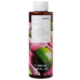 KORRES Renewing Body Cleanser Ginger Lime, Αφρόλουτρο Τζίντζερ Μοσχολέμονο - 250ml